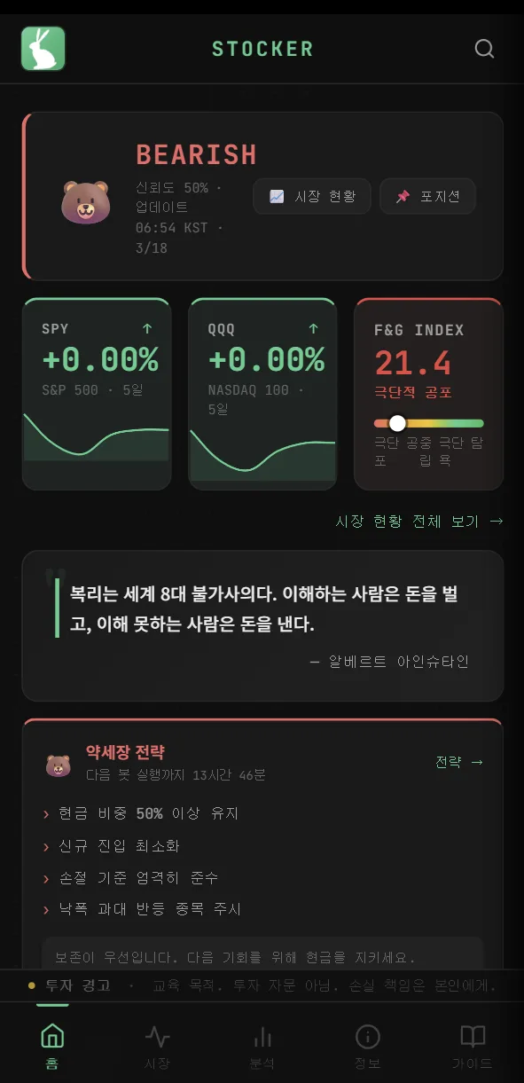 홈 대시보드